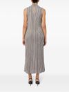 d exterior - Lurex striped maxi dress - 8