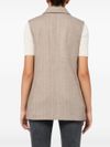 d exterior - Double-breasted vest with pockets - 5