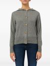 absolut cashmere - Cardigan in cashmere con cappuccio - 5