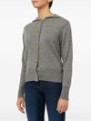 absolut cashmere - Cardigan in cashmere con cappuccio - 7