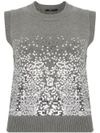 seventy - Gilet girocollo con strass - 4