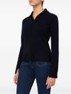 vanise - Cardigan Francoise in cashmere blu - 6