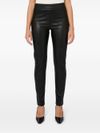 d exterior - Faux leather leggings with elasticated waist - 5