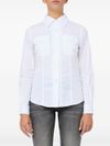 semi couture - Camicia Filomena in cotone bianco - 5