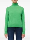 absolut cashmere - Green cashmere turtleneck sweater - 7