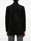 d exterior - Single-breasted velvet blazer - 5