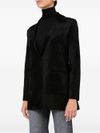 d exterior - Single-breasted velvet blazer - 6