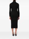 d exterior - Fitted midi dress in wool - 5