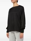 d exterior - Flared blouse with lurex details - 4