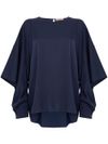 d exterior - Blue blouse with open sleeves - 5