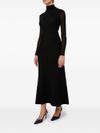 d exterior - Wool midi flared skirt - 7