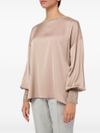 d exterior - Flared blouse with lurex details - 4