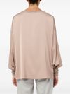 d exterior - Flared blouse with lurex details - 7