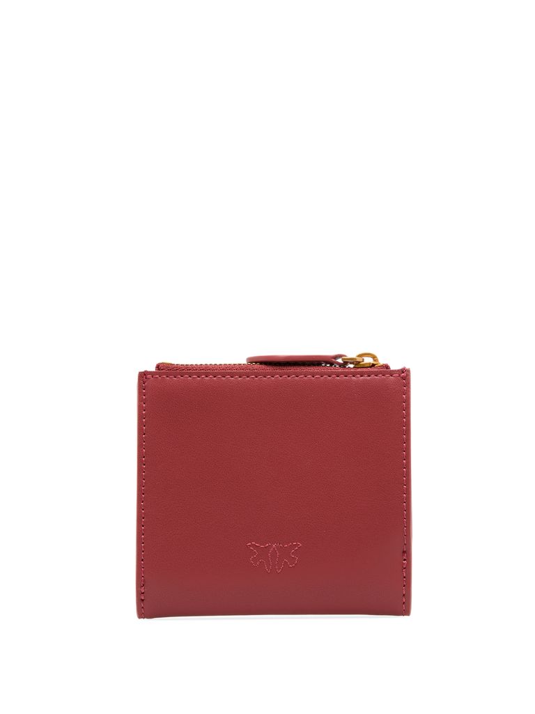 Multi Purpose wallet in red leather
