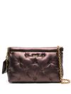 liu jo - Pochette in ecopelle marrone imbottita