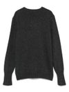 liu jo - Gray wool crewneck sweater - 1