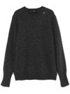 liu jo - Gray wool crewneck sweater