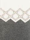 liu jo - Gray and white scarf with rhinestones - 1