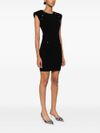 liu jo - Short black dress with buttons and pockets - 2