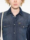 liu jo - Camicia in denim blu con tasche - 2