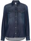 liu jo - Camicia in denim blu con tasche