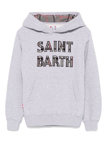 MC2 SAINT BARTH - Felpa Oliver in cotone grigio con logo