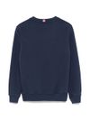 mc2 saint barth - Felpa Hutton in cotone blu con logo bianco - 2