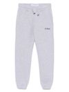 mc2 saint barth - Pantaloni Bolt in cotone grigio con logo