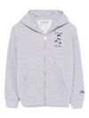 mc2 saint barth - Felpa Toronto in cotone grigio con stampa topolino