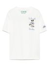 mc2 saint barth - T-shirt Cameron in cotone bianco con stampa topolino