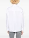 liu jo - Camicia in cotone bianco con strass - 1