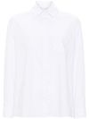 liu jo - Camicia in cotone bianco con strass