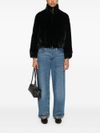 liu jo - Black high-neck faux fur coat - 4