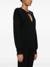 liu jo - Black sweater with a buckle - 1