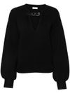 liu jo - Black sweater with a buckle