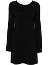 liu jo - Short black dress with a buckle