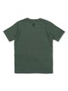 stone island - T-shirt in cotone verde con logo - 3