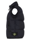 stone island - Gilet blu imbottito e trapuntato - 1