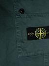 stone island - Pantaloni in cotone verde con tasche e patch logo - 2