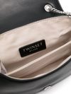 twinset - Borsa in pelle sintetica nera con logo - 1