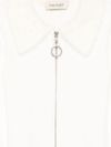 twinset - Cardigan bianco con zip e pelliccia - 2