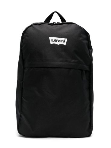 LEVI'S - Zaino nero con logo stampato