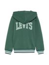 levi's - Green cotton sweatshirt with stripes - 2