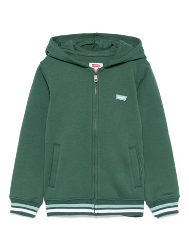 LEVI'S - Green cotton sweatshirt with stripes