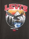 levi's - T-shirt in cotone nero con stampa - 2