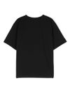 moschino - T-shirt in cotone nero con stampa orso - 1