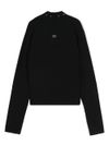 twinset - Maglia nera con borchie argento - 2