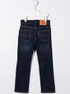 levi's - Jeans lunghi in cotone blu skinny - 1