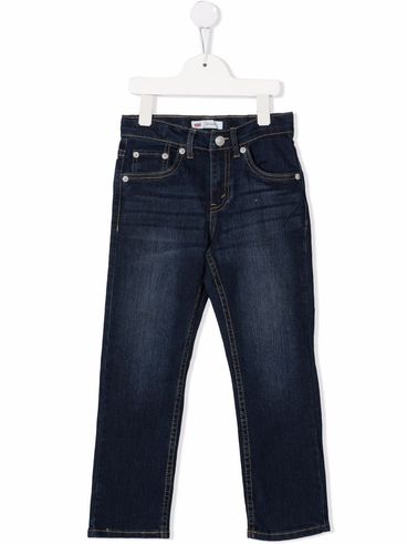 LEVI'S - Jeans lunghi in cotone blu skinny