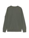 c.p. company - Felpa in cotone verde con logo lente - 2